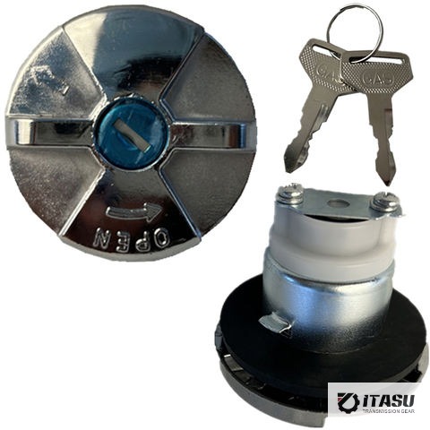 Diesel Fuel Cap with Keys Compatible with Toyota Land Cruiser 77031-60019 69058-87403 77031-20031