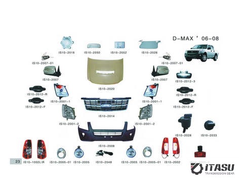 D-MAX 06-08 body parts