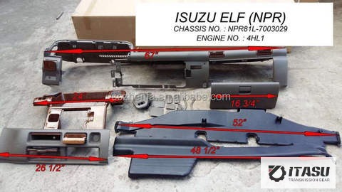 ELF NPR 4HL1 DASHBOARD FORISUZU CHASSIS NO: NPR81L-7003029
