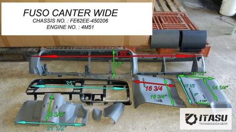 FUSO CANTER WIDE 4M51 DASHBOARD CHASSIS NO: FE62EE-450206