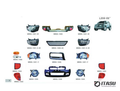 MITSUBISHI L200 05 body parts