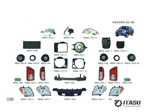 NISSA NAVARA 05-08 body parts