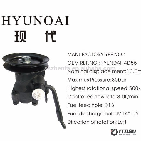 4D31 4D32 power steering pump for mitsubishi KOREA TRUCK