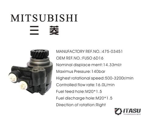 mitsubishi Fuso 6D16 Power Steering Pump 475-03451
