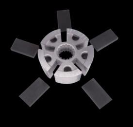 OIL PUMP DF001TY -RT-5 DF001TY -BL-5 ROTOR & VANES 5 BLADES FOR TOYOTA 3L 5L