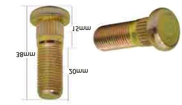 WHEEL HUB BOLT UH7126182 FOR MAZDA