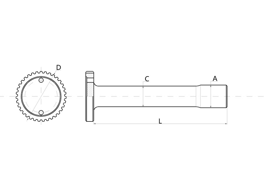 AXLE SHAFT DX-530218