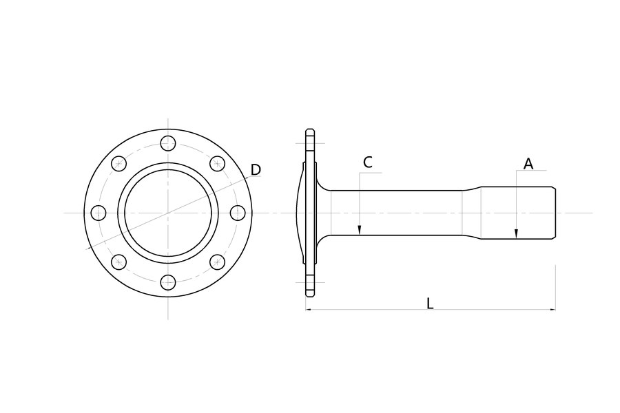 AXLE SHAFT DX-530216