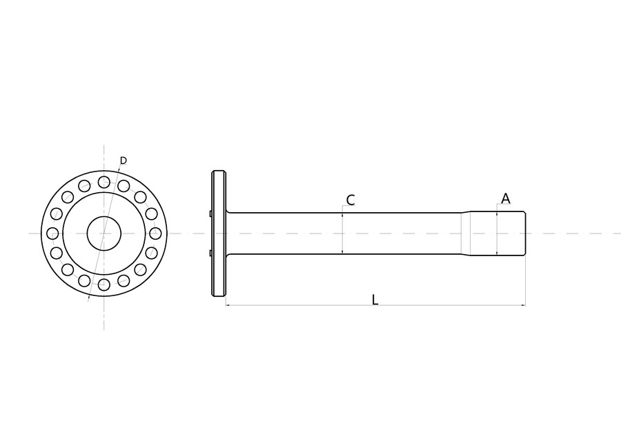 AXLE SHAFT DX-530222